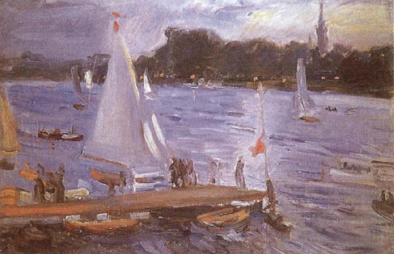 The Alster at Hamburg, Max Slevogt